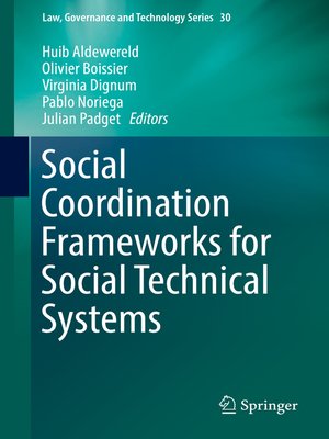 cover image of Social Coordination Frameworks for Social Technical Systems